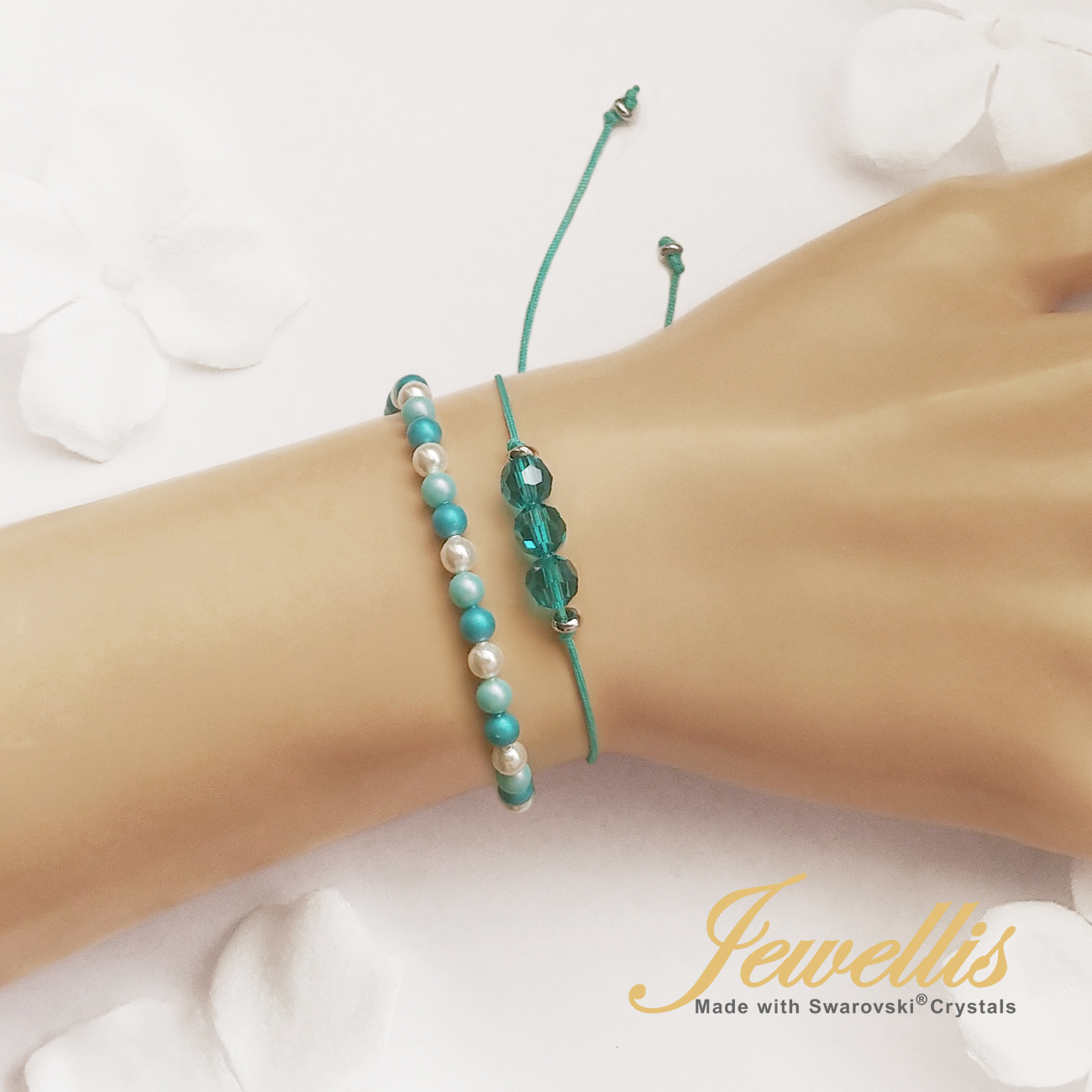 Ocelový perlový náramek Lagoon Pearl na ruku s perlami Swarovski