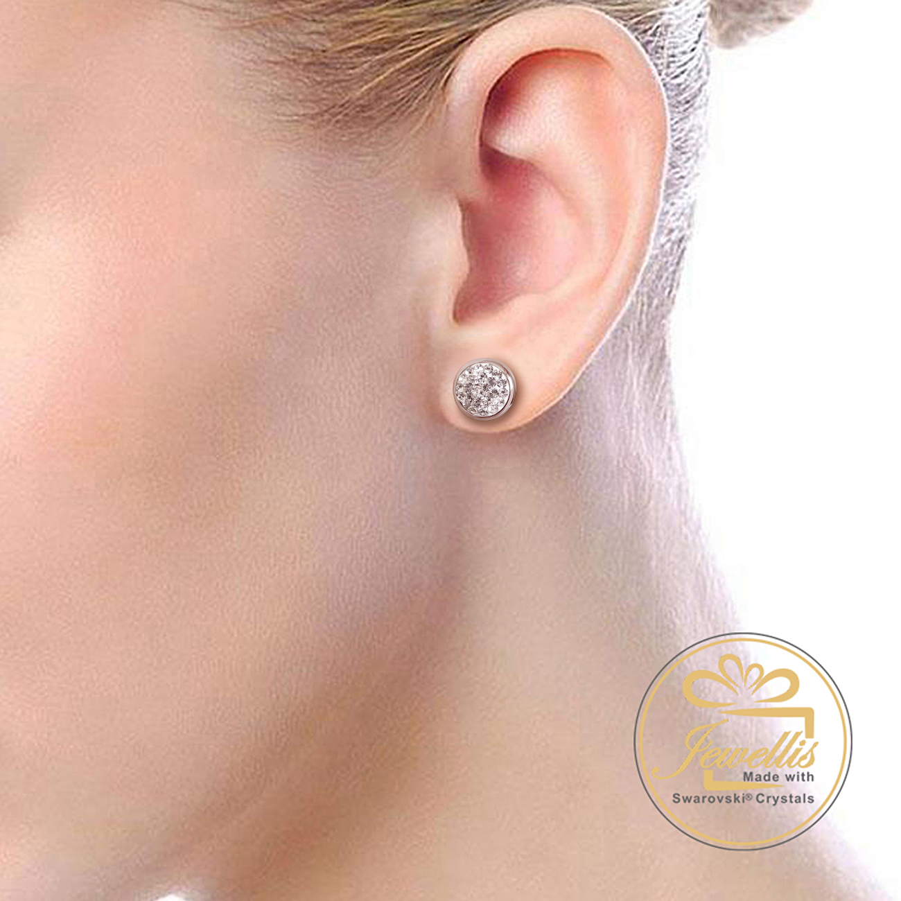 Dárková sada náušnic Sparkling Pavé - 5 párů s krystaly Swarovski