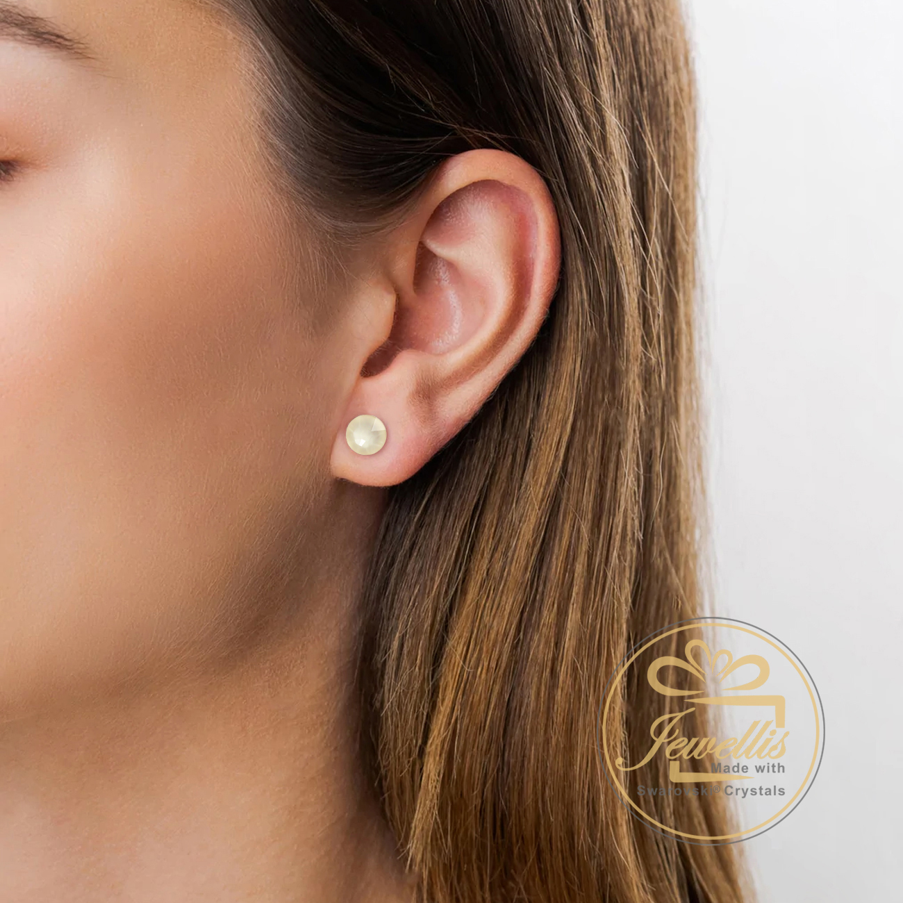 Dárková sada ocelových náušnic Crystal Ignite - 4 páry s krystaly Swarovski