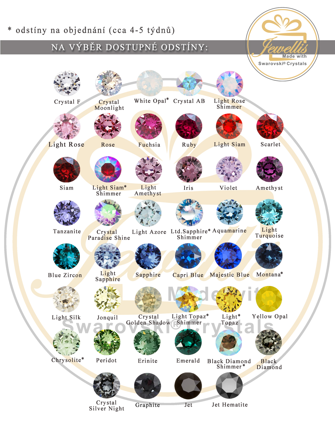 Dárková sada náušnic Sparkling Pavé - 5 párů s krystaly Swarovski