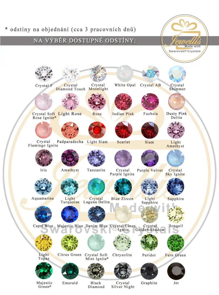 Ocelová sada šperků Xirius Rose Pavé s krystaly Swarovski - Emerald