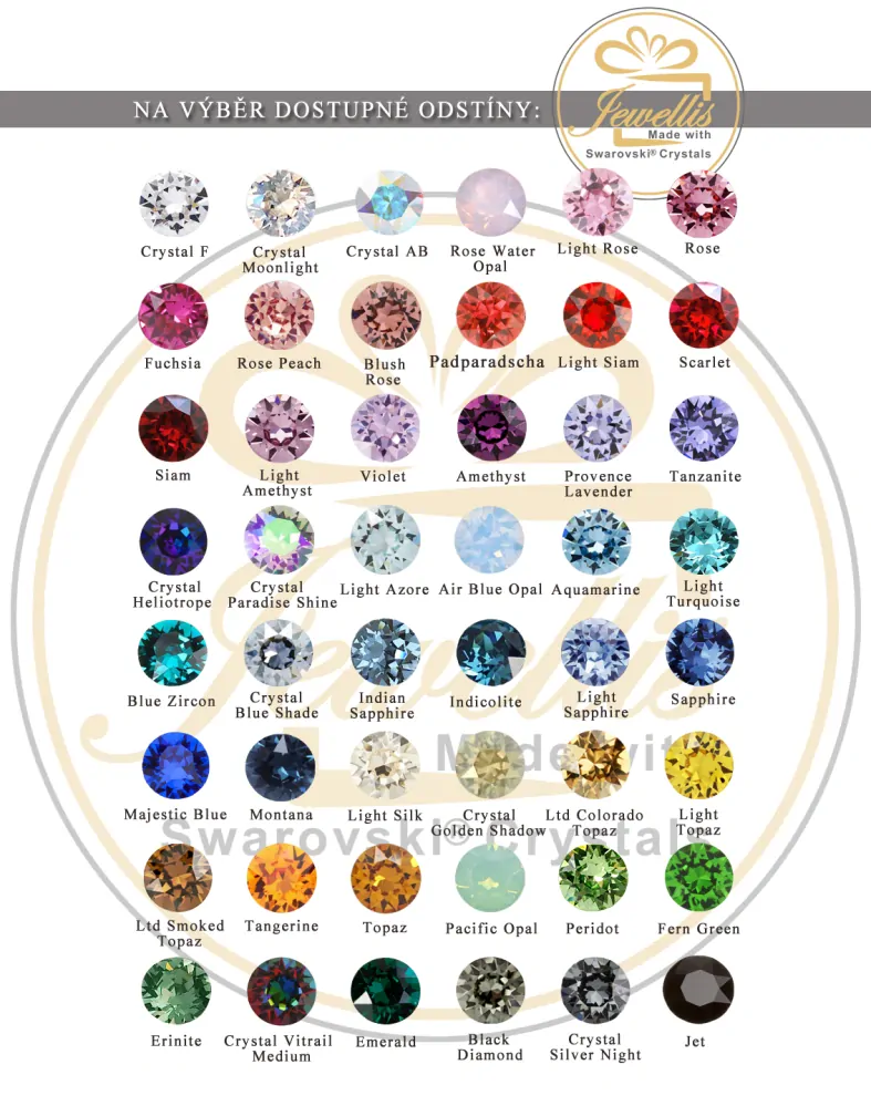 Dárková sada náušnic French Chatons - 7 párů s krystaly Swarovski
