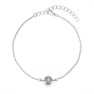 Ocelový náramek Chaton Deluxe s krystaly Swarovski - Crystal Paradise Shine